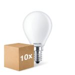Voordeelpak 10x Philips Master Value LED Lustre E14 Kogel Mat 3.4W 470lm - 927 Zeer Warm Wit | Beste Kleurweergave - Dimbaar - Vervangt 40W