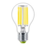 Philips MASTER LED Lamp Ultra Efficient E27 Peer Helder 4W 840lm - 840 Koel Wit | Vervangt 60W