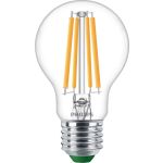 Philips MASTER LED Lamp Ultra Efficient E27 Peer Helder 4W 840lm - 830 Warm Wit | Vervangt 60W