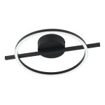 Eglo Plafondlamp Amandolo Staal Zwart 17W 1900lm - 827-865 Afstembaar Wit + RGB | Dimbaar