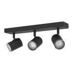 Eglo Plafond Spot Consuma 1 Staal Zwart | Geschikt voor 3x GU10