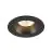 SLV New Tria 68 Spot Aluminium Zwart Rond 8.3W 460lm 38D - 927 Zeer Warm Wit | Zaagmaat 68mm -  Beste Kleurweergave - Dimbaar 