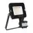 Ledvance LED Breedstraler Compact Zwart 20W 1800lm 100D - 830 Warm Wit | IP65 - Symmetrisch - Bewegings- en lichtsensor
