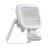 Ledvance LED Breedstraler Aluminium Wit 8W 1100lm 100D - 830 Warm Wit | IP65 - Bewegings- En Lichtsensor - Symmetrisch