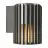 Nordlux Aludra Wandlamp Aluminium Antraciet | Geschikt voor E27
