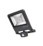 Ledvance LED Breedstraler Endura Zwart 50W 4500lm 100D - 840 Koel Wit | IP44 - Bewegings- en lichtsensor - Symmetrisch