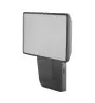Ledvance LED Breedstraler Endura Zwart 15W 1500lm 100D - 840 Koel Wit | IP55 - Bewegings- en lichtsensor - Symmetrisch