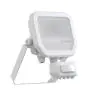 Ledvance LED Breedstraler Aluminium Wit 8W 1100lm 100D - 830 Warm Wit | IP65 - Bewegings- En Lichtsensor - Symmetrisch