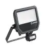 Ledvance LED Breedstraler Aluminium Zwart 41W 5500lm 100D - 830 Warm Wit | IP65 - Bewegings- En Lichtsensor - Symmetrisch