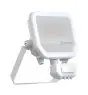 Ledvance LED Breedstraler Aluminium Wit 17W 2400lm 100D - 840 Koel Wit | IP65 - Bewegings- En Lichtsensor - Symmetrisch
