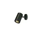 SLV Enola B Wand en Plafondlamp Aluminium Zwart | Geschikt voor 1x GU10 