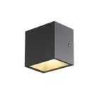 SLV Sitra S Wandlamp Aluminium Grijs 6.2W 620lm - 830-840 CCT | Buitenverlichting - IP44