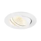 SLV New Tria 68 Spot Aluminium Wit 11W 700lm 60D - 918-930 Dim To Warm | Zaagmaat 68mm -  Beste Kleurweergave