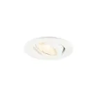 SLV New Tria 45 Spot Aluminium Wit  Rond4W 360lm 24D - 927 Zeer Warm Wit | Zaagmaat 45mm -  Beste Kleurweergave