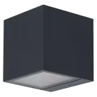 Ledvance Smart+ WiFi LED Wandlamp Buitenverlichting Brick Donker Grijs 14W 550lm - 830 Warm Wit | RGBW