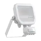 Ledvance LED Breedstraler Aluminium Wit 8W 1200lm 100D - 840 Koel Wit | IP65 - Bewegings- En Lichtsensor - Symmetrisch