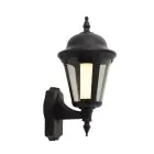 Ansell LED Wandlamp Latina Lantaarn Zwart - Geschikt voor E27 tot 42W | IP65