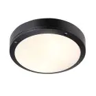 Nordlux Desi 28 Plafondlamp Aluminium Zwart | 275mm - IP44 - Geschikt voor 2x E27