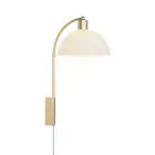 Nordlux Ellen 20 Wandlamp Metaal en Glas Messing | Geschikt voor E14