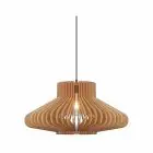 Nordlux Manago Pendelarmatuur Hout Bruin | Geschikt voor 1x E27