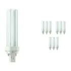 Voordeelpak 10x Philips PL-C 13W 827 2P (MASTER) | Zeer Warm Wit - 2-Pin
