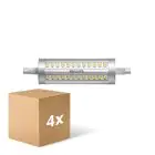 Voordeelpak 4x Philips Corepro LED Lineair R7s 118mm 14W 2000lm - 840 Koel Wit | Dimbaar - Vervangt 120W