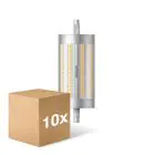 Voordeelpak 10x Philips Corepro LED Lineair R7s 118mm 17.5W 2460lm - 830 Warm Wit | Dimbaar - Vervangt 150W