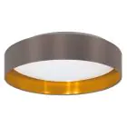 Eglo Plafondlamp Maserlo 2 Staal Wit 20W 2400lm - 830 Warm Wit