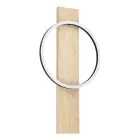Eglo Wandlamp Boyal Hout Zwart, Bruin 12W 1700lm - 830 Warm Wit